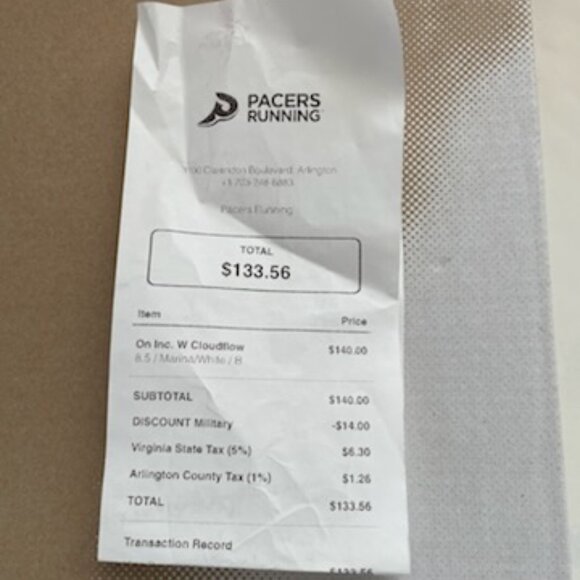 ON CLOUDFLOW MARINA/WHITE WOMEN RUNNING SHOE SIZE 8.5 (NWT) - Picture 3 of 8